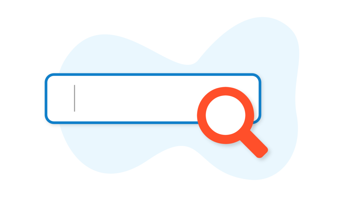 search tab illustration