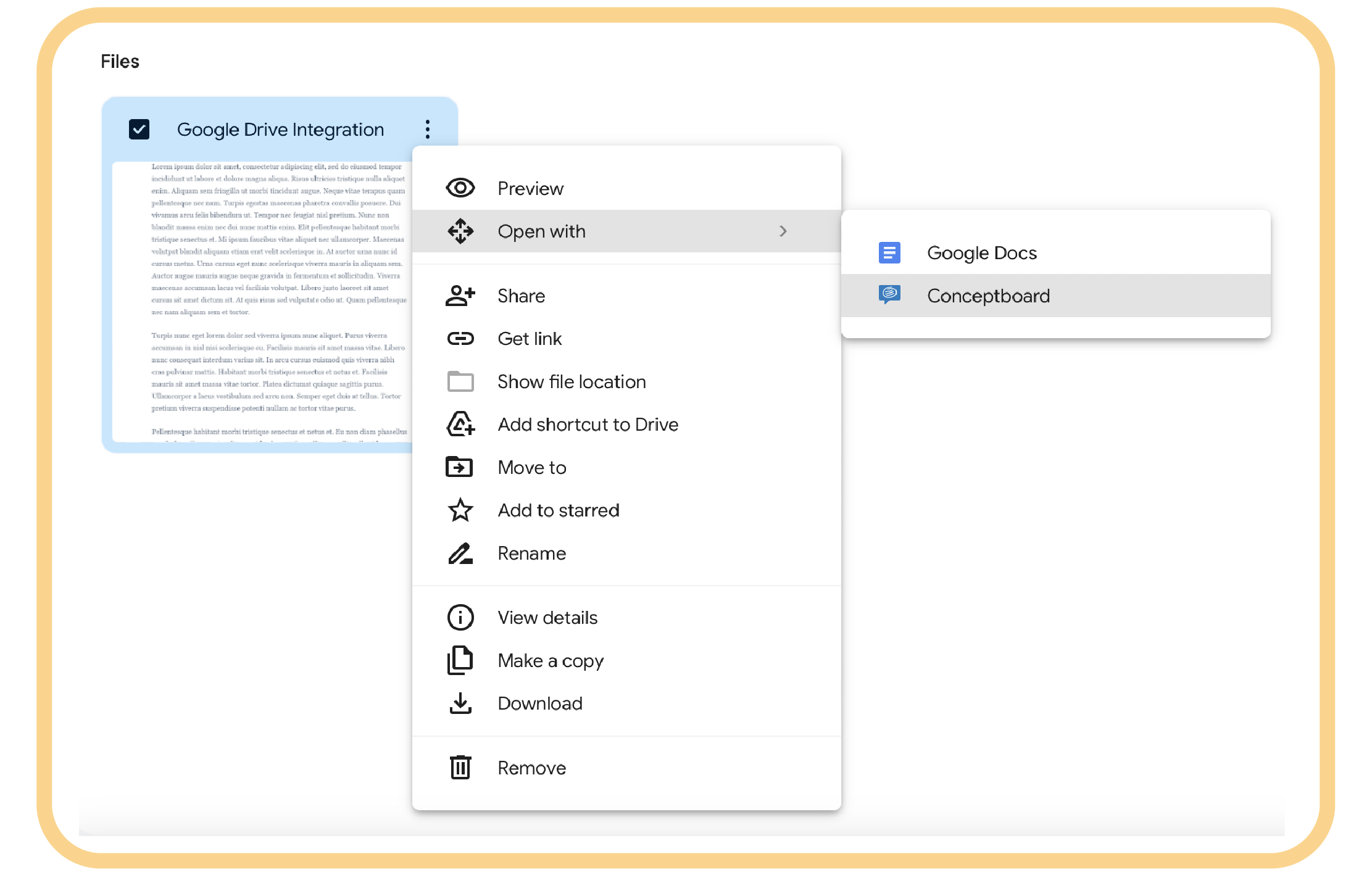 Google Drive Integration step 4