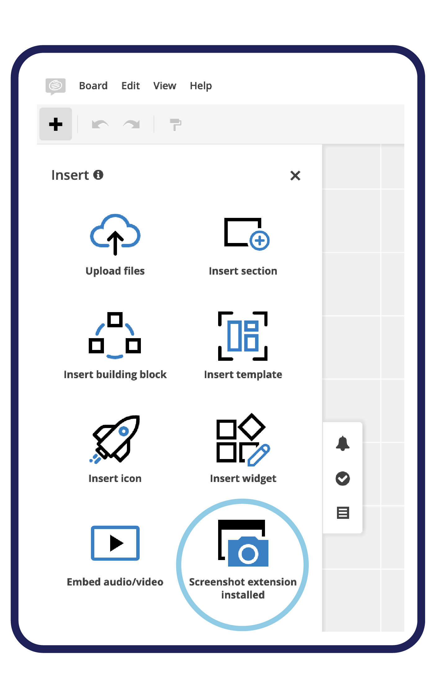 Full page screenshot in conceptboard