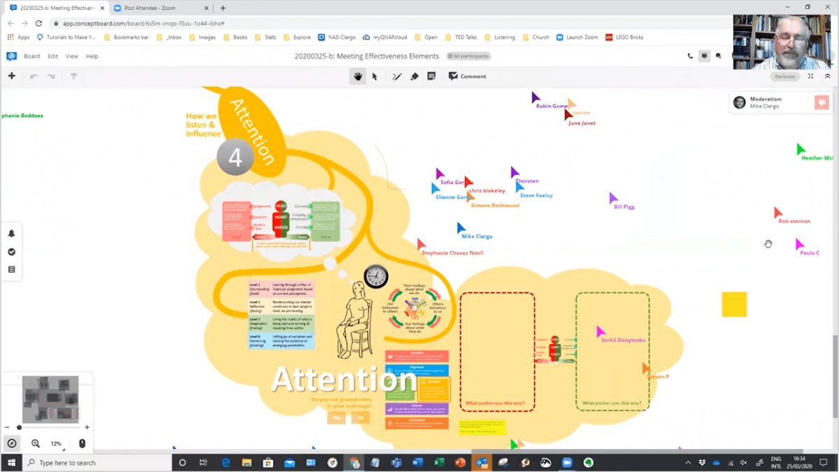 Attention in Webinars