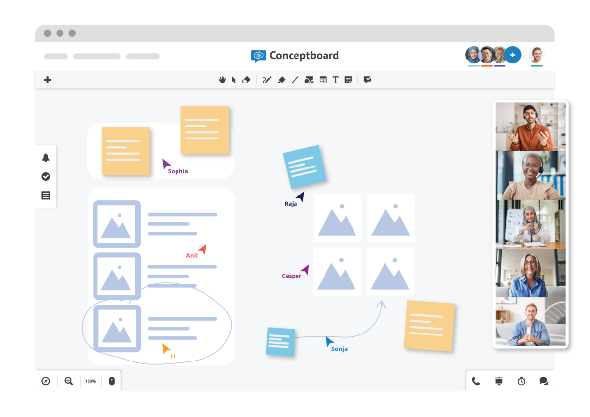 real time collaboration board visualisation