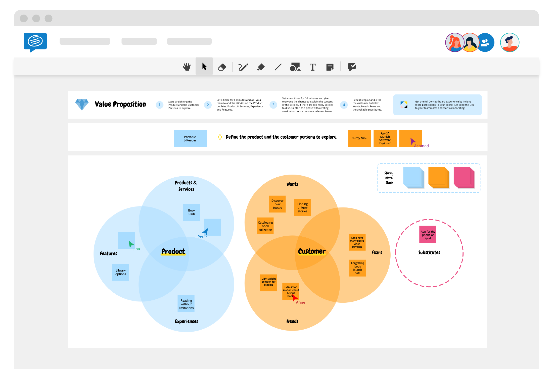 value proposition template with example